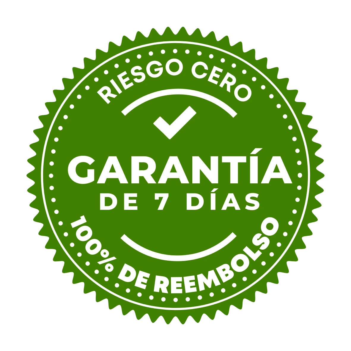 Sello 7 días de satisfacción garantizada